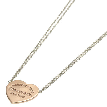 Tiffany & Co Return to Necklace Silver Rubedo Metal