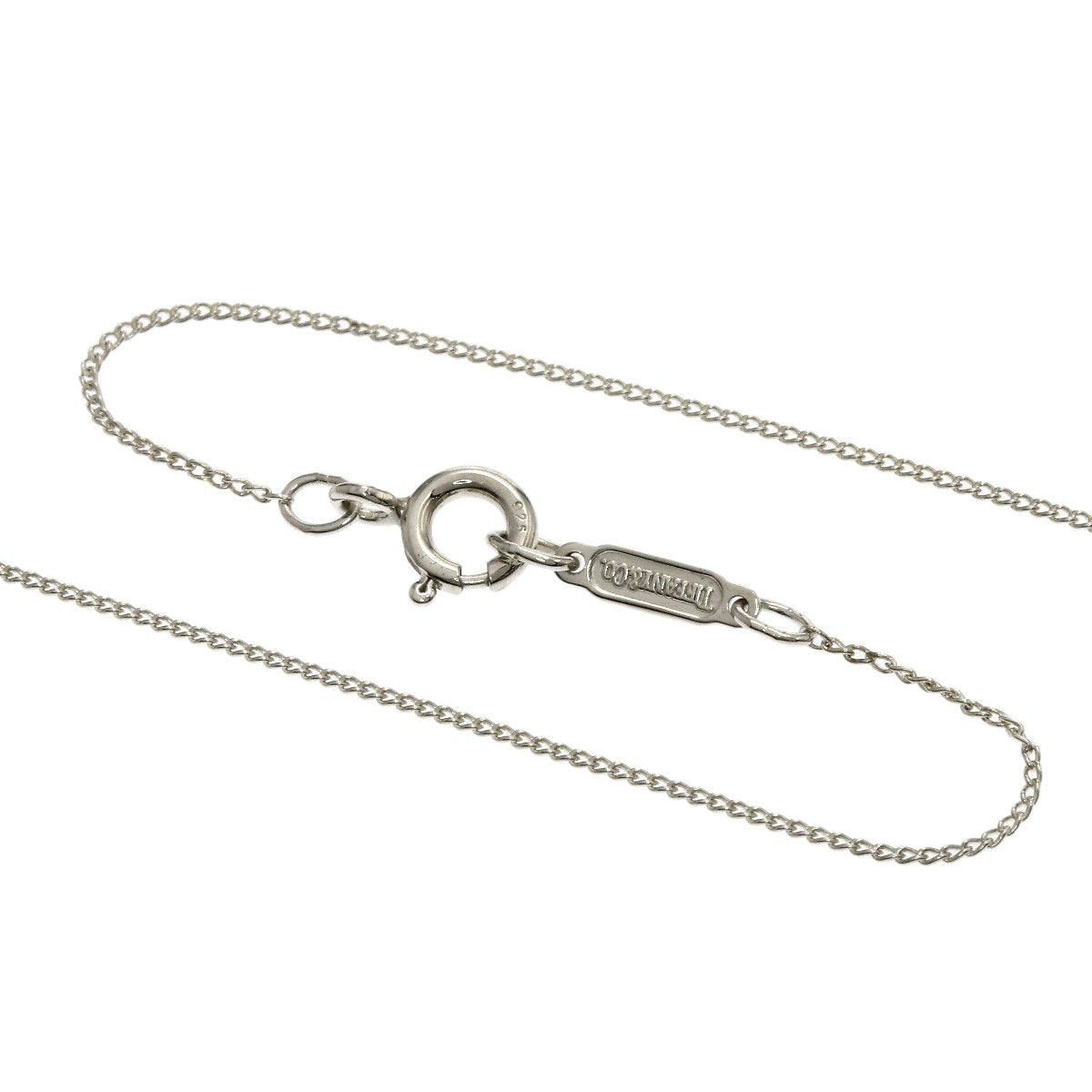 Tiffany & Co Heart Ribbon Necklace Silver 18k Yellow Gold — view 3