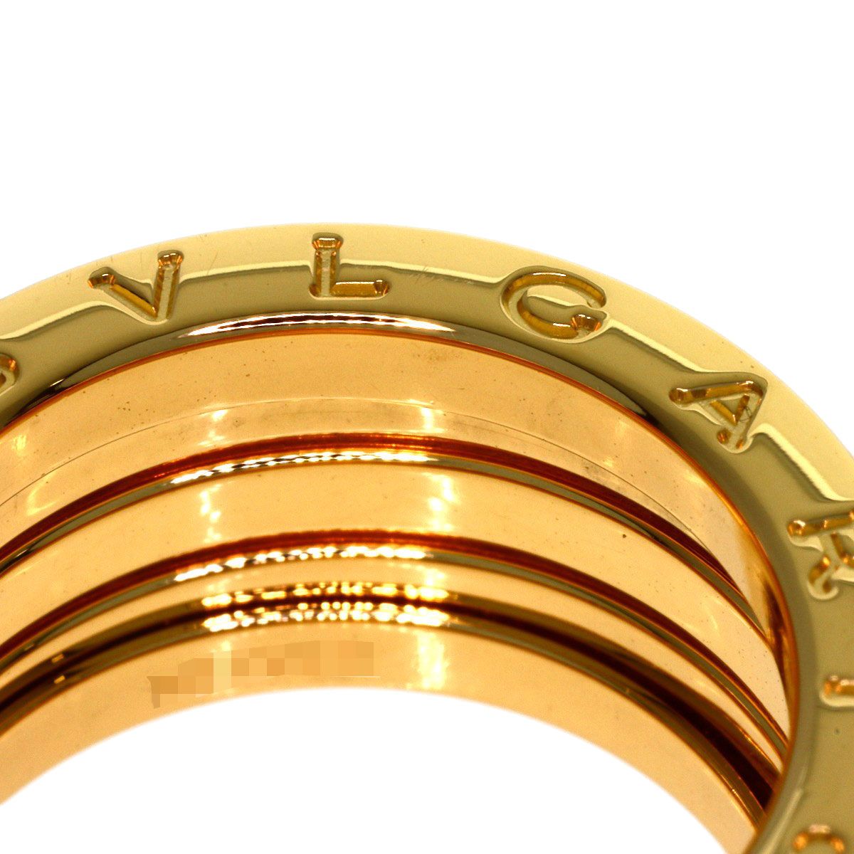 Bvlgari B.zero1 Edge Diamond Band 54 Ring 18k Yellow Gold — view 7