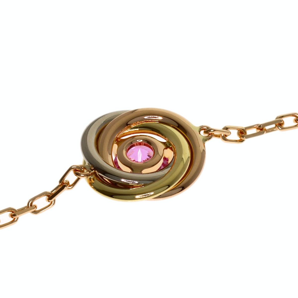 Cartier Trinity Pink Sapphire Bracelet — view 3