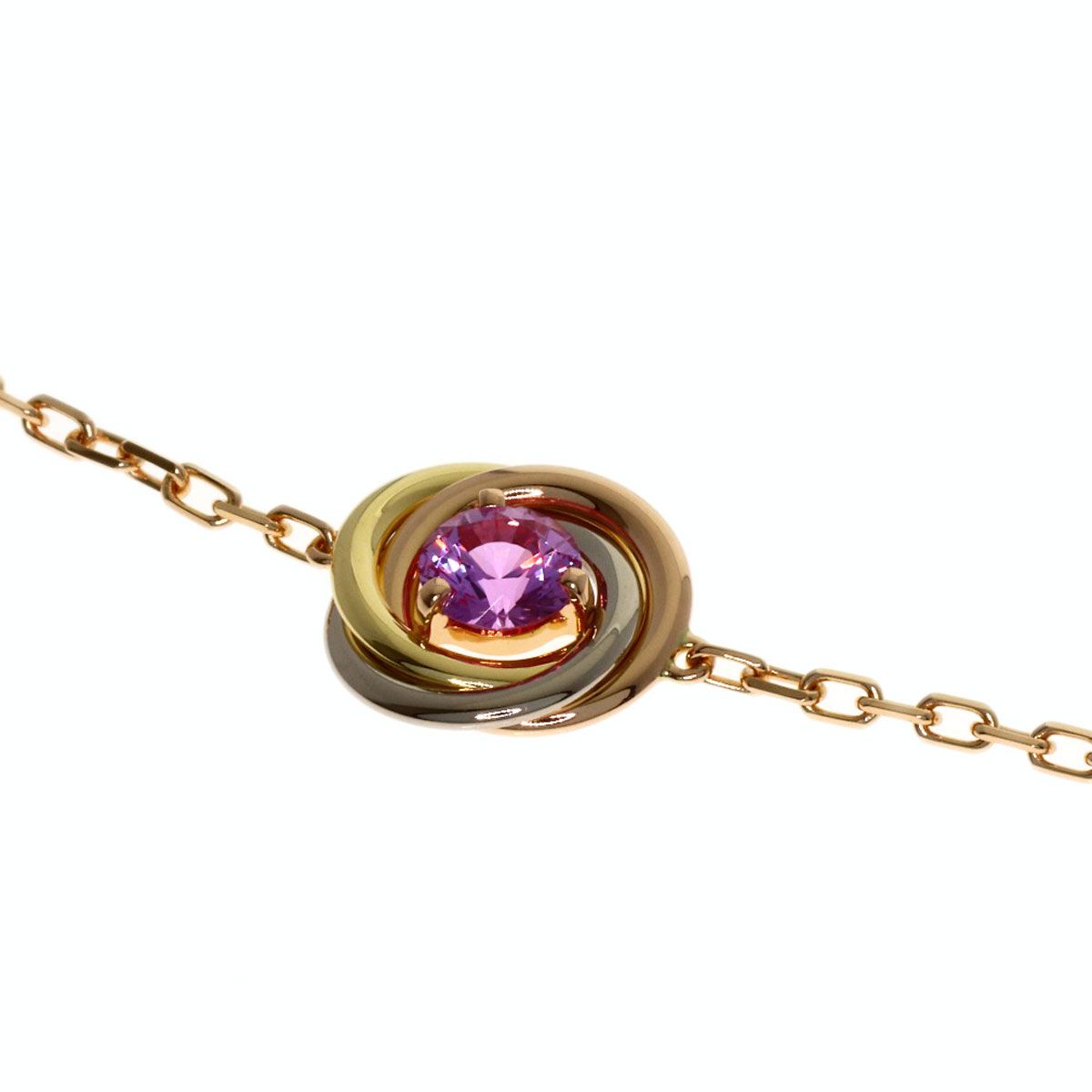 Cartier Trinity Pink Sapphire Bracelet — view 2