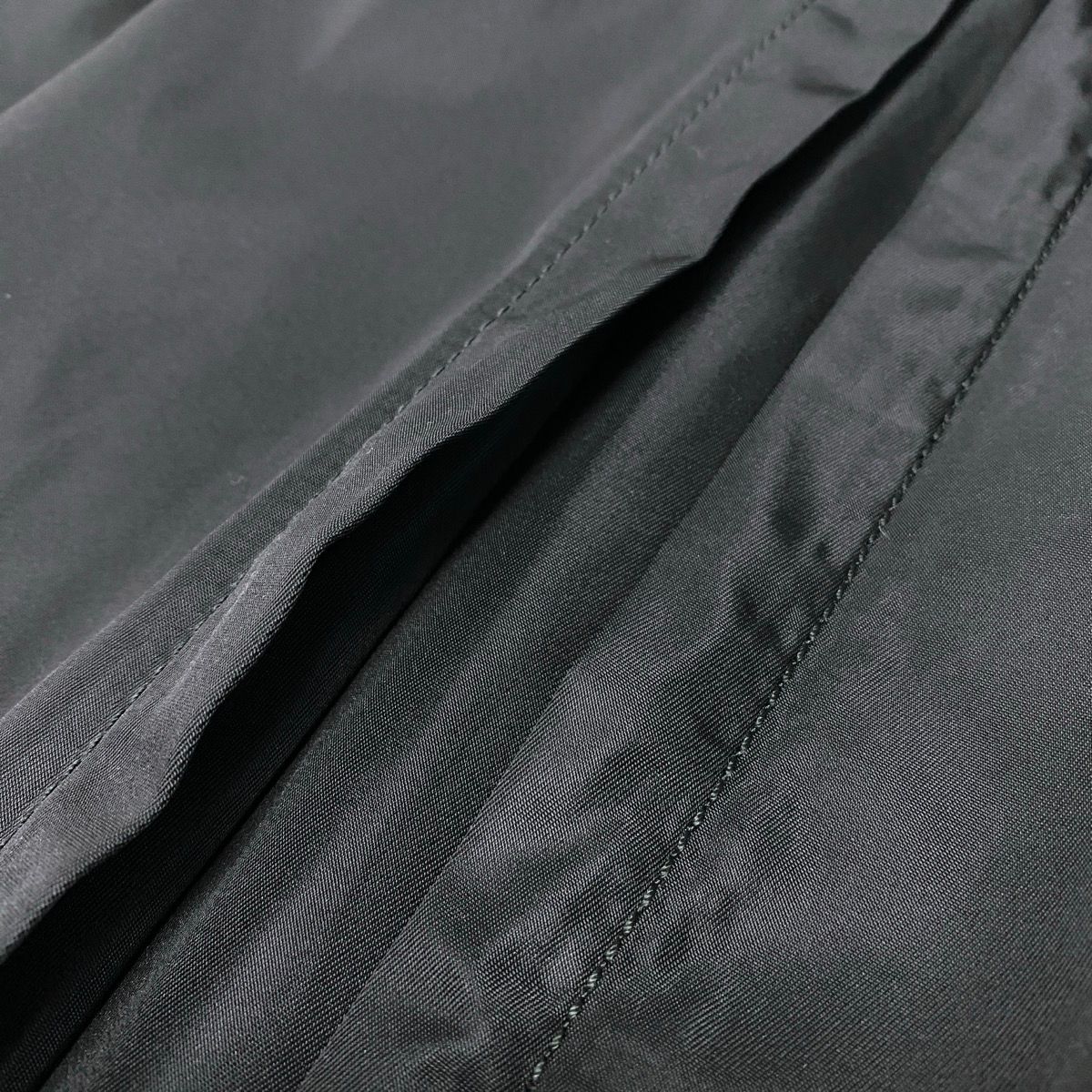 Prada Nylon Trench Coat Long Black S — view 7