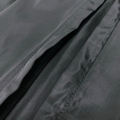 Prada Nylon Trench Coat Long Black S — view 7