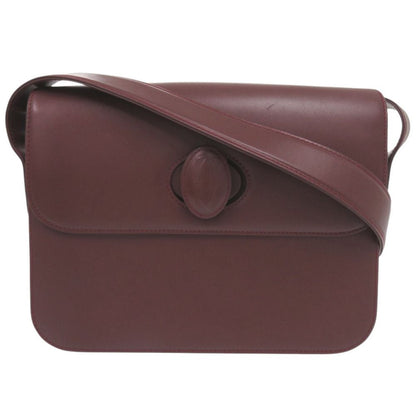 Cartier Must Line Leather Bordeaux Shoulder Bag