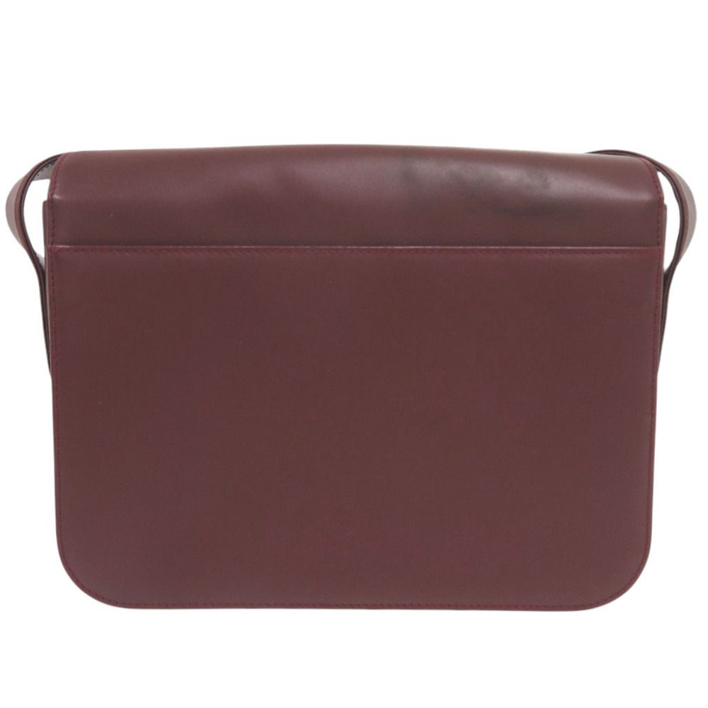 Cartier Must Line Leather Bordeaux Shoulder Bag — view 2