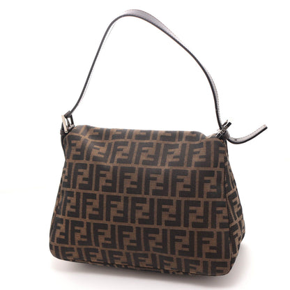 Fendi Zucca Mamma Baguette Dark Brown Silver Canvas Leather 2119/26325/009 — view 2