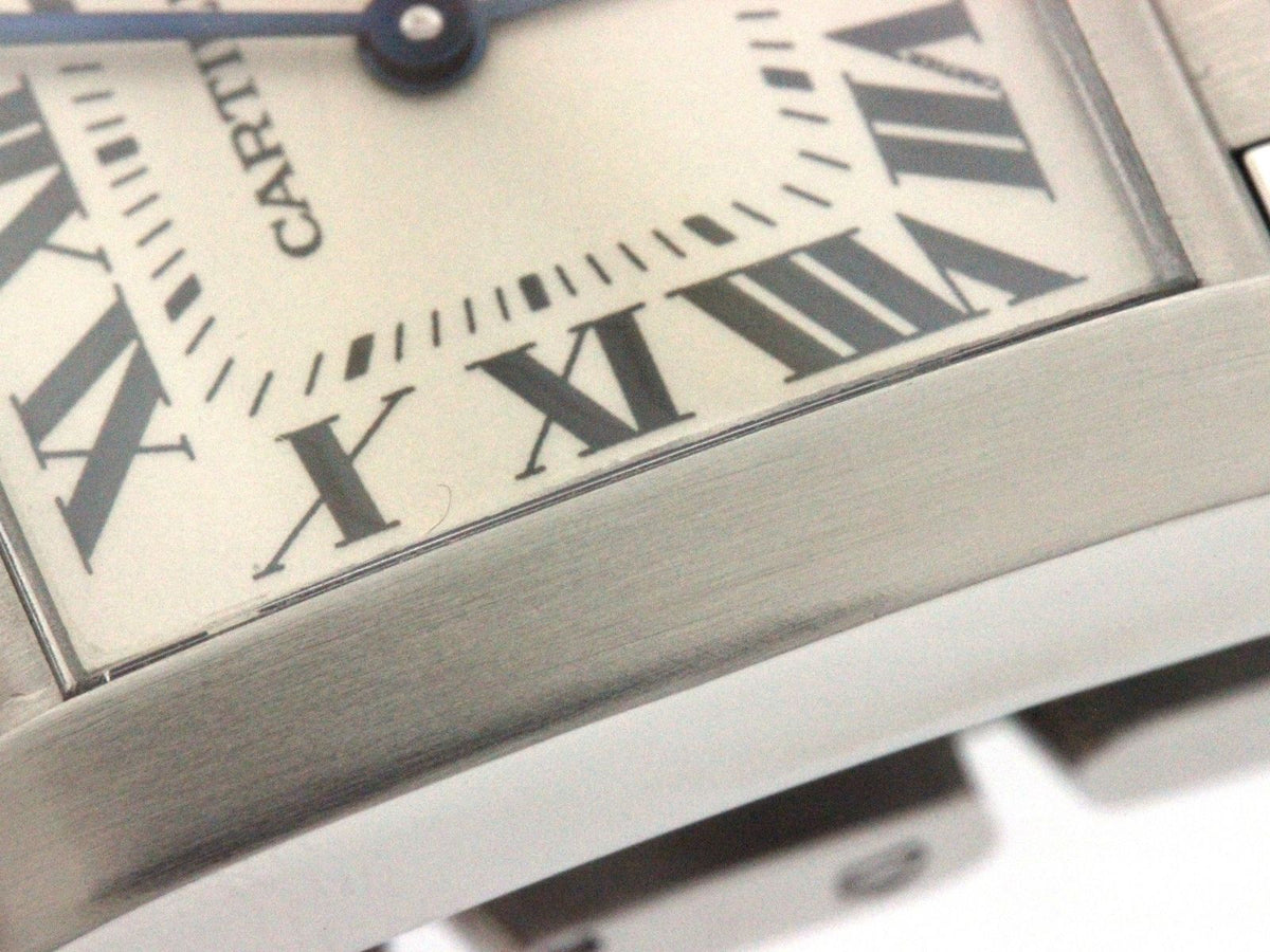 Cartier Tank Francaise MM Watch Steel Silver Dial Quartz — view 7
