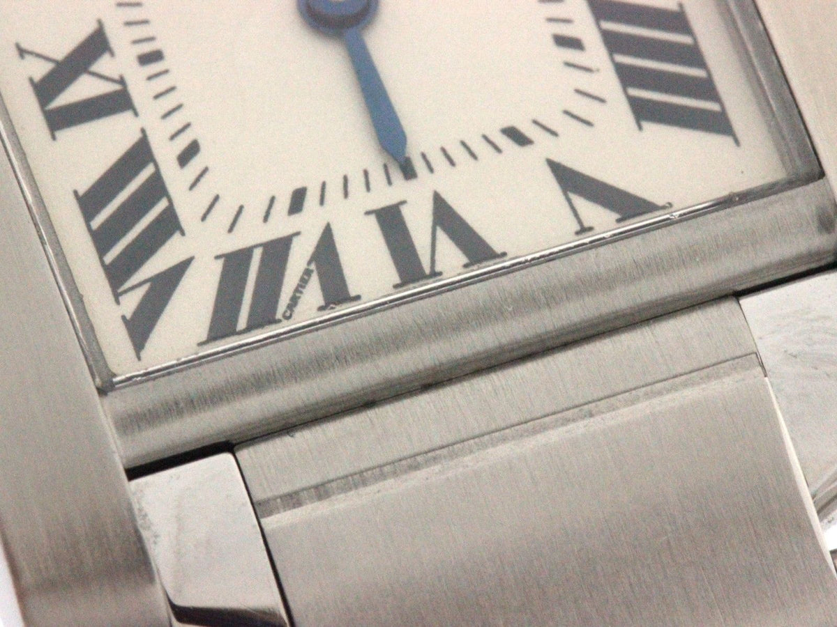 Cartier Tank Francaise MM Watch Steel Silver Dial Quartz — view 6