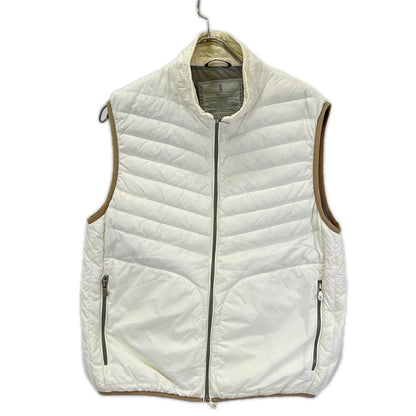 Brunello Cucinelli Ivory Down Vest