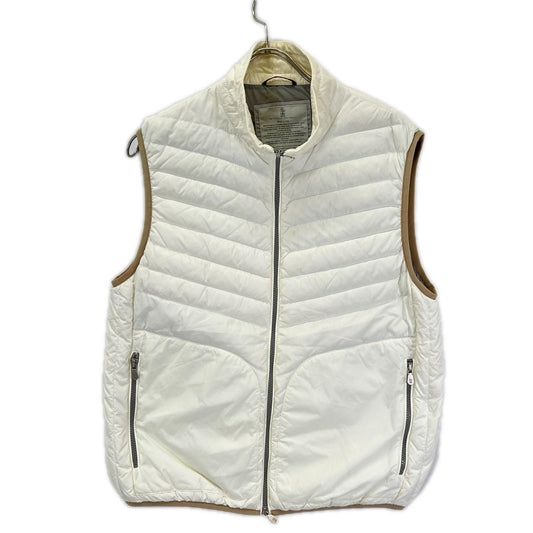 Brunello Cucinelli Ivory Down Vest