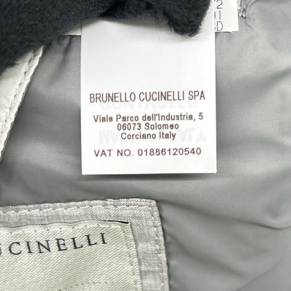 Brunello Cucinelli Ivory Down Vest — view 8