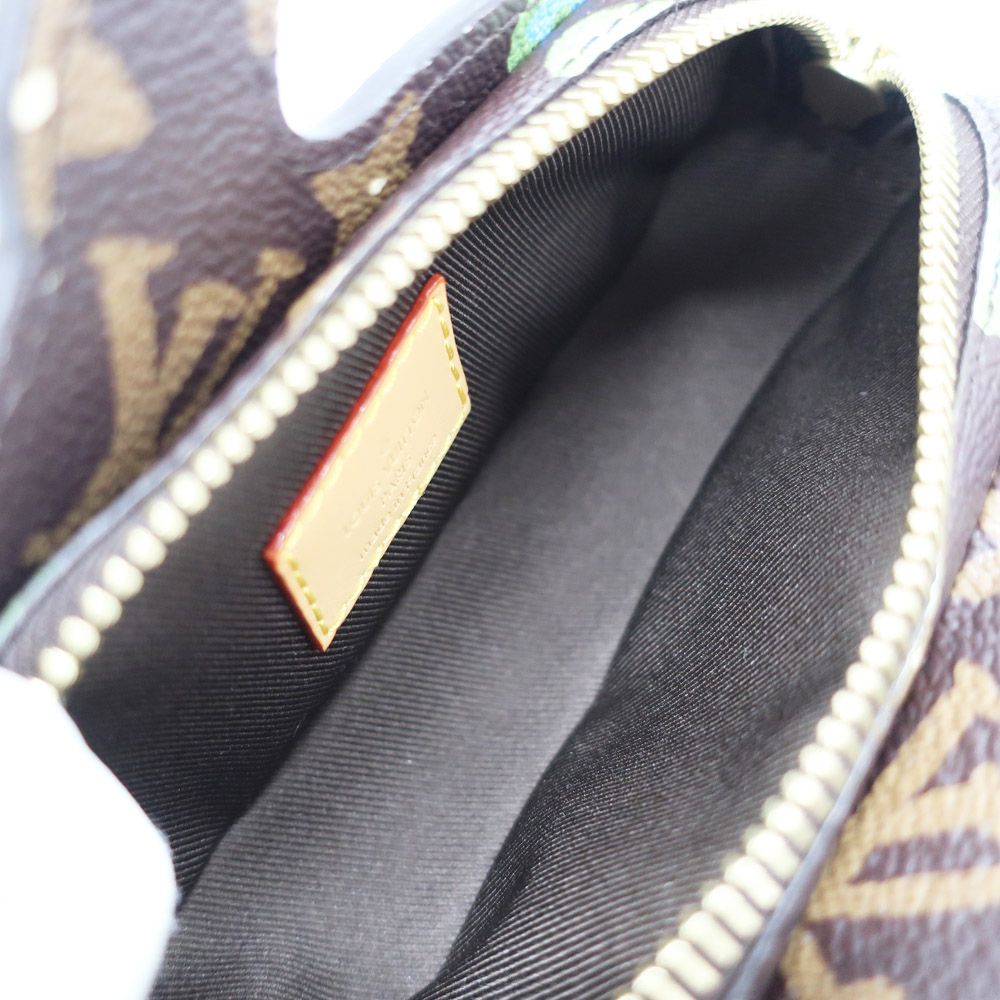 Louis Vuitton Monogram Craggy Dog on Strap Shoulder Bag Brown Gold Leather — view 5