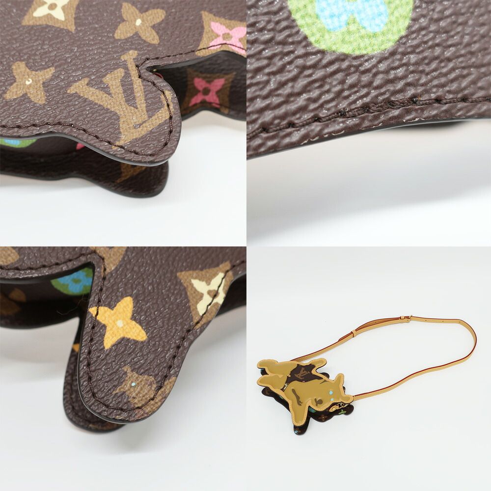 Louis Vuitton Monogram Craggy Dog on Strap Shoulder Bag Brown Gold Leather — view 8