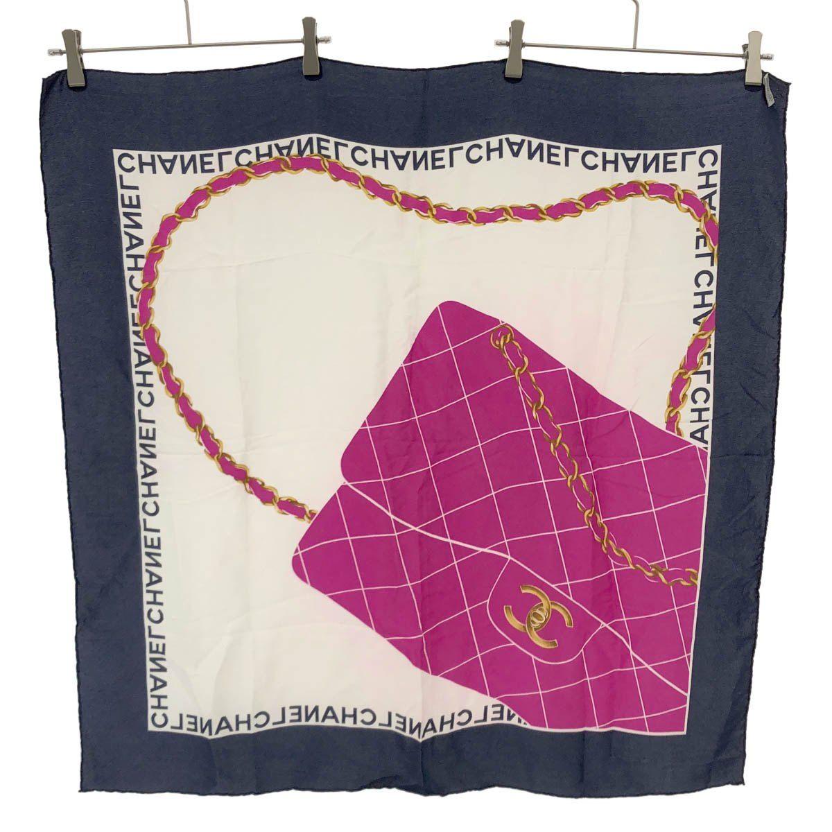 Chanel Quilted Silk Scarf — view 2