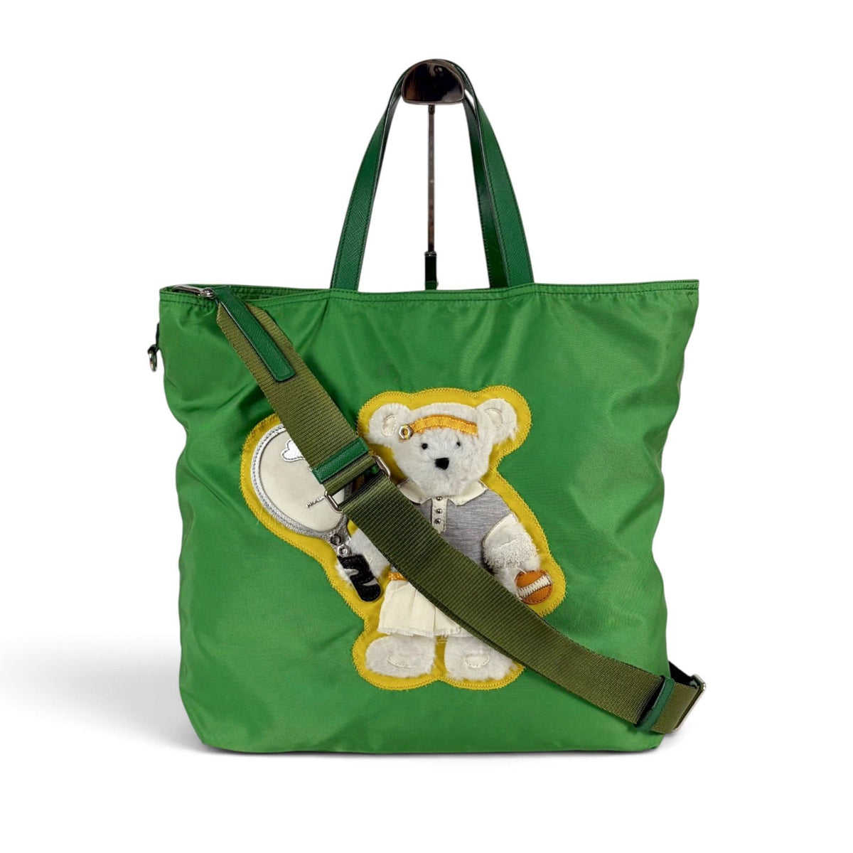 Prada Collection 2-Way Tote Bag Teddy Bear Beijing Olympics Limited Edition