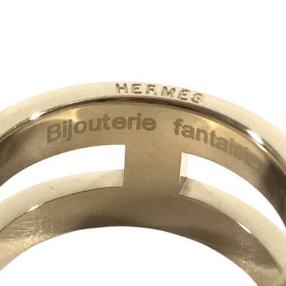 Hermes Scarf Ring Ribbon Metal Gold — view 7