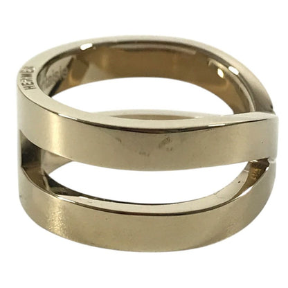 Hermes Scarf Ring Ribbon Metal Gold — view 4