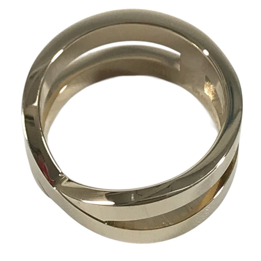 Hermes Scarf Ring Ribbon Metal Gold — view 6