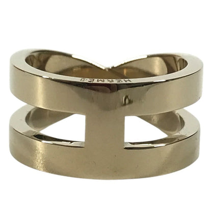 Hermes Scarf Ring Ribbon Metal Gold — view 2