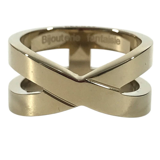 Hermes Scarf Ring Ribbon Metal Gold