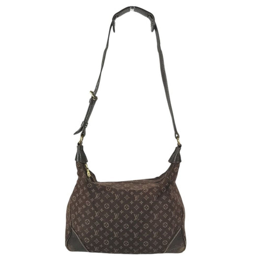 Louis Vuitton Shoulder Bag Boulogne Monogram Mini Lin Canvas Brown