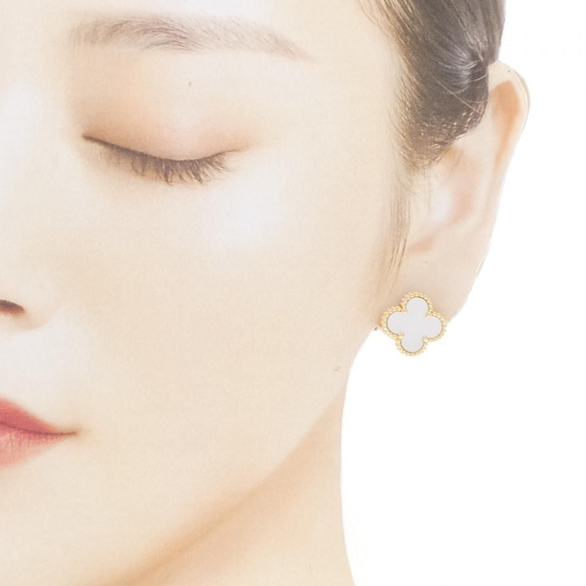 Van Cleef & Arpels Vintage Alhambra Earrings — view 4