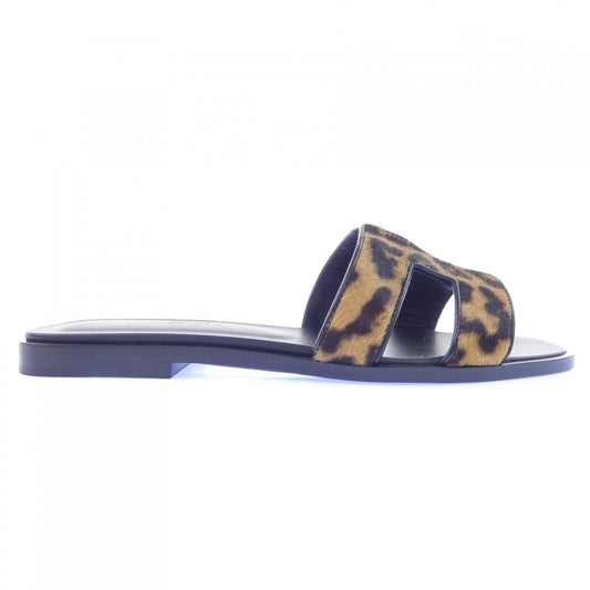 Hermes Oran Sandals Black