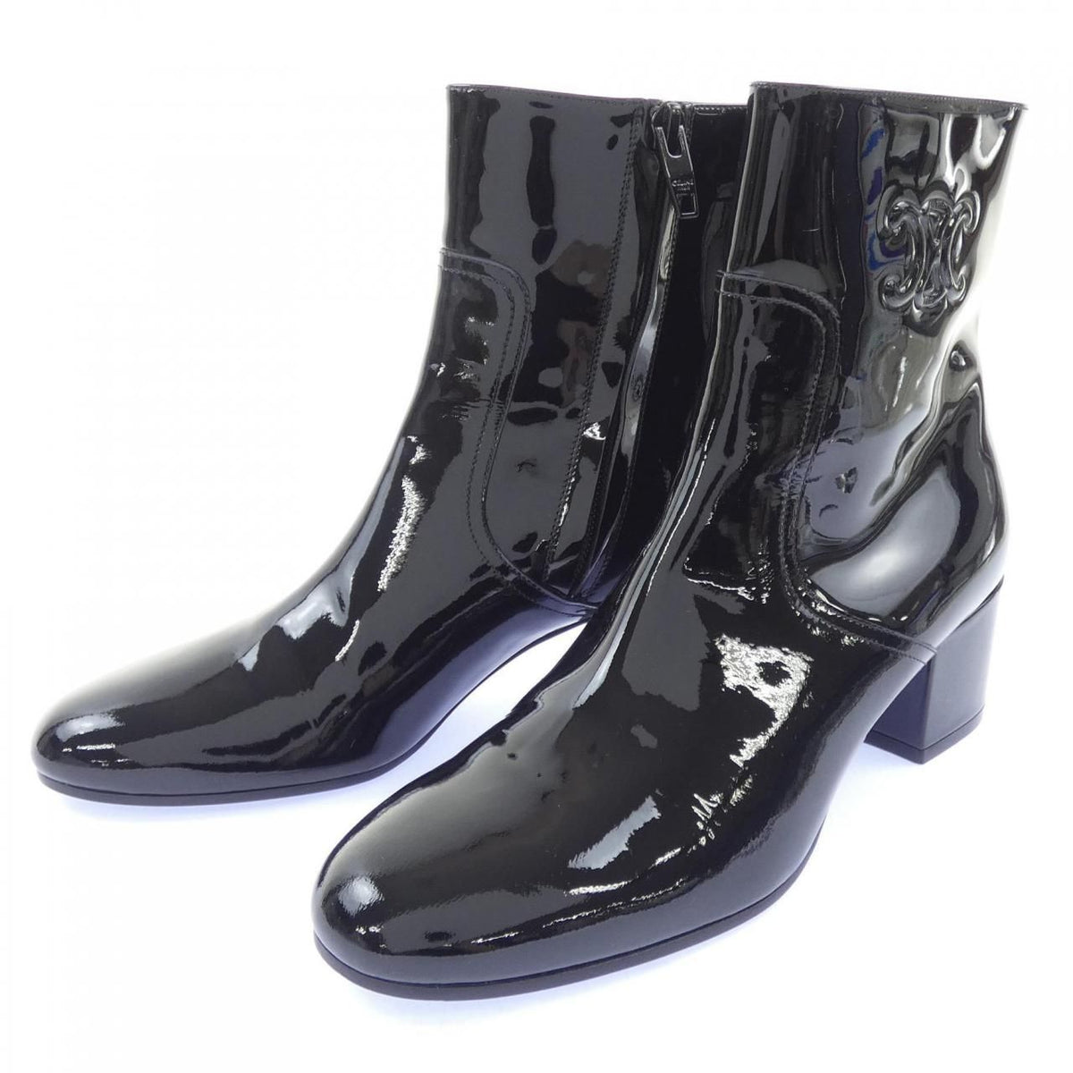 Celine Triomphe Zip Boots — view 3