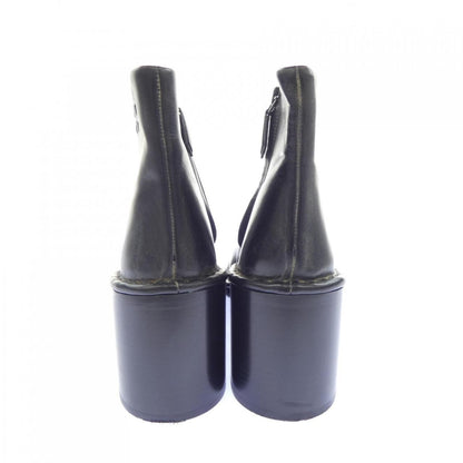 Miu Miu Vintage Wash Smoke Leather Booties Boots — view 5