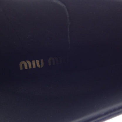 Miu Miu Vintage Wash Smoke Leather Booties Boots — view 6