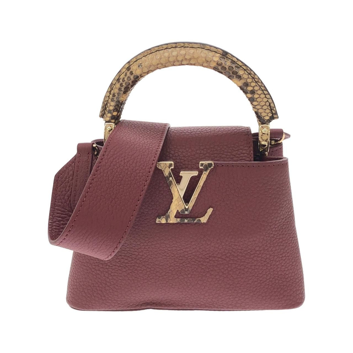 Louis Vuitton Exotic Leather Capucines Mini Bag