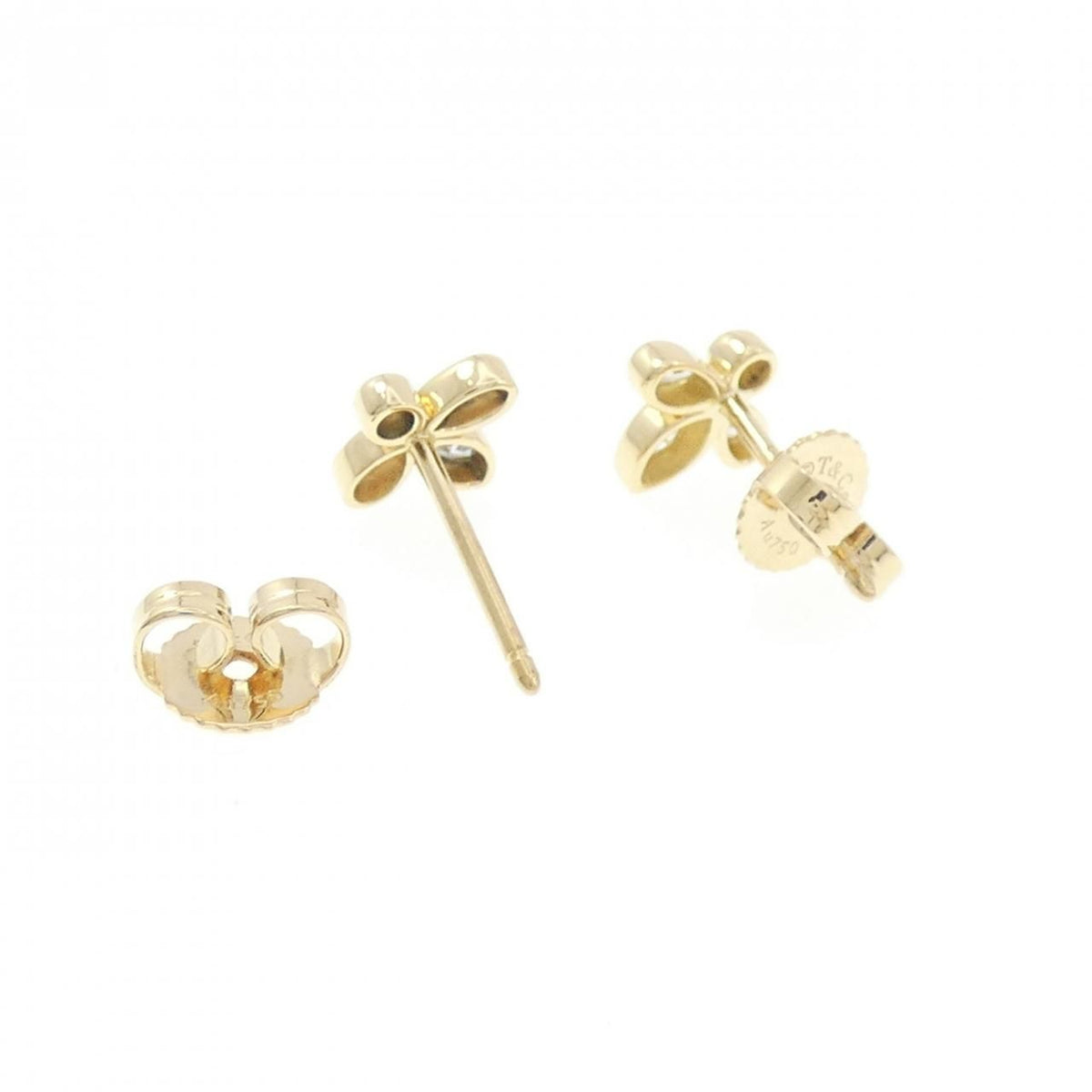 Tiffany & Co Fleur de Lis Mini Earrings — view 3