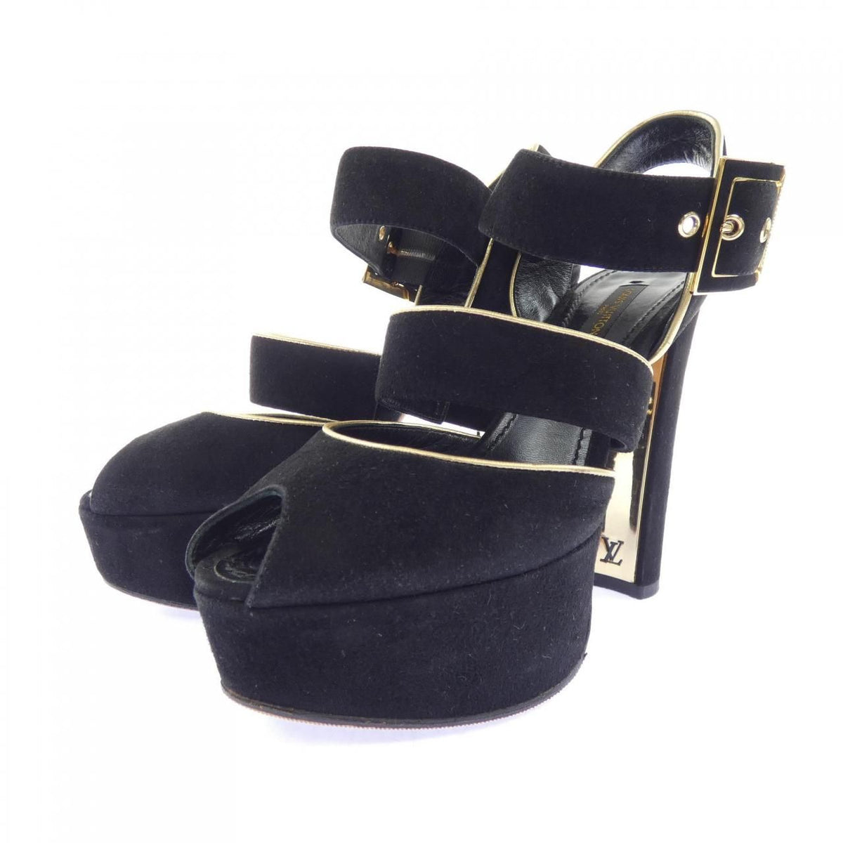 Louis Vuitton Sandals Black — view 3