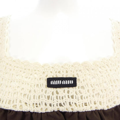 Miu Miu Dress Beige — view 5