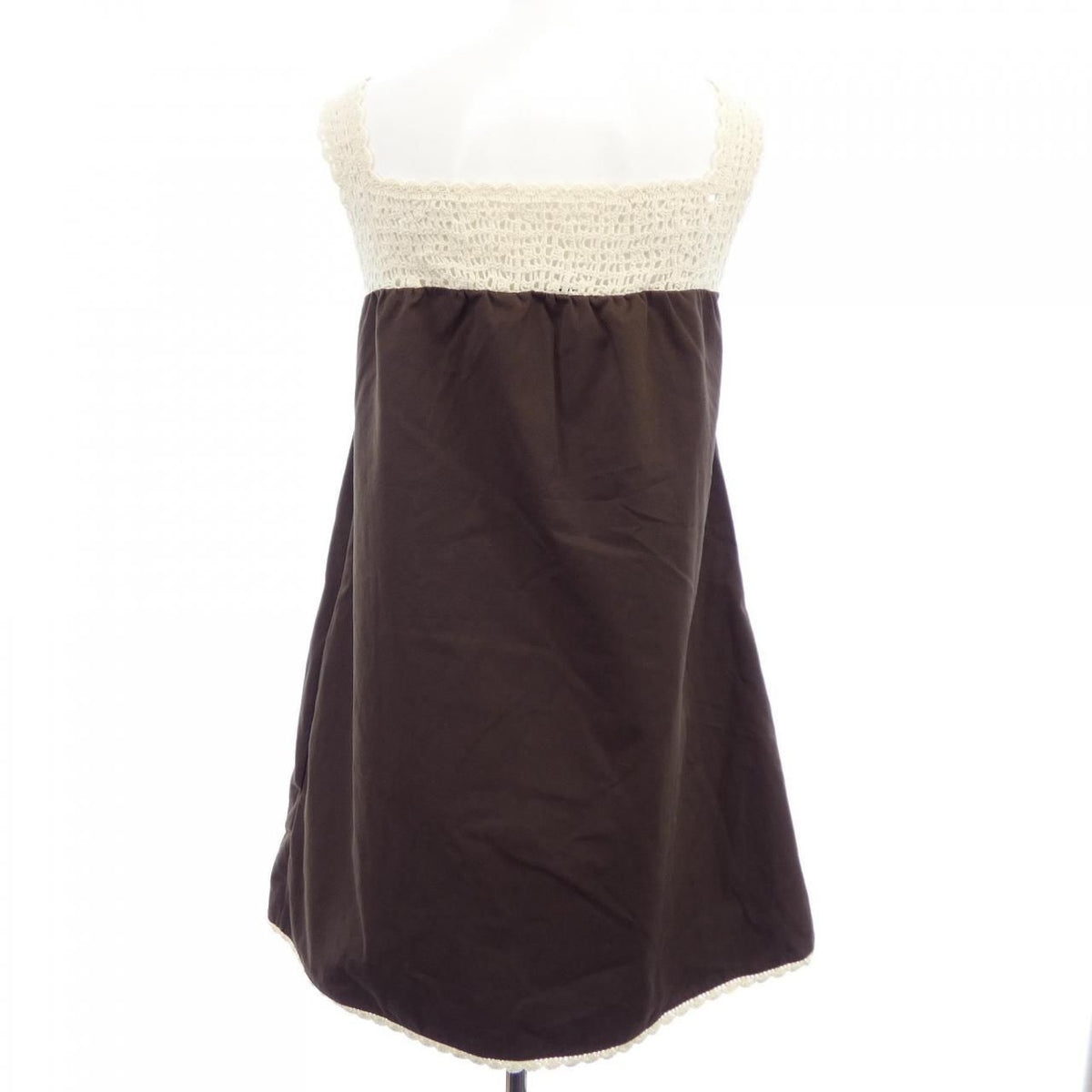 Miu Miu Dress Beige — view 2