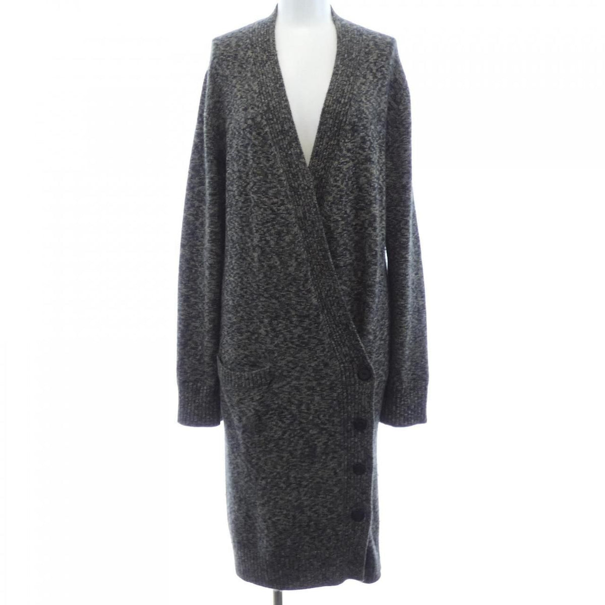 Hermes Long Cardigan Gray