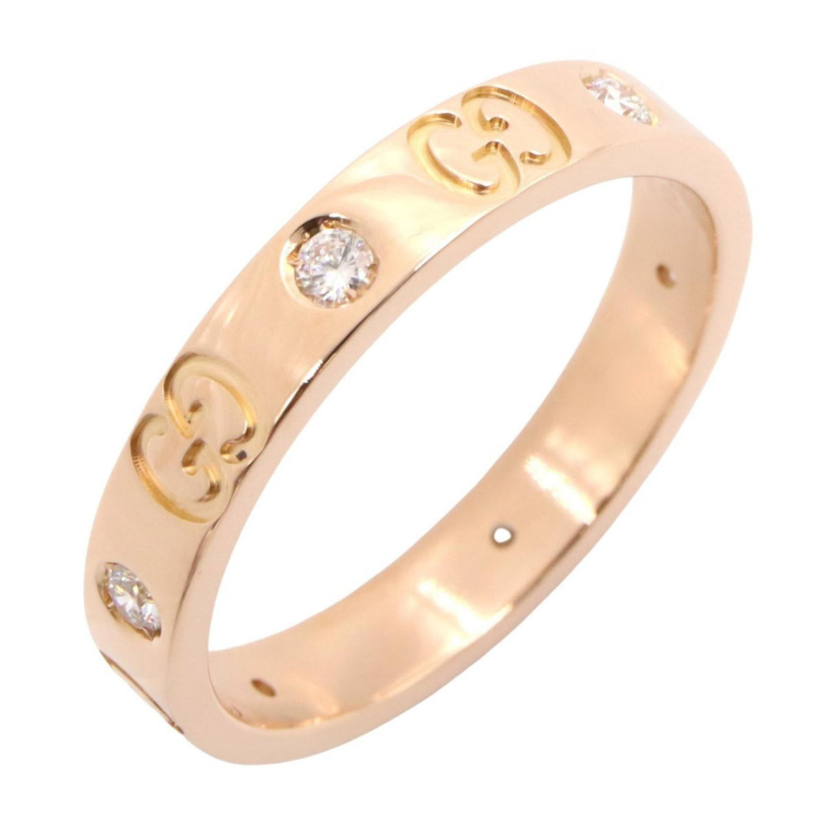 Gucci Ring Icon Amor 18k Pink Gold Diamond