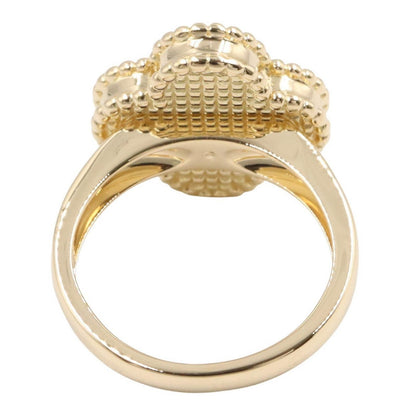 Van Cleef & Arpels Ring Vintage Alhambra Onyx 18k Diamond — view 3