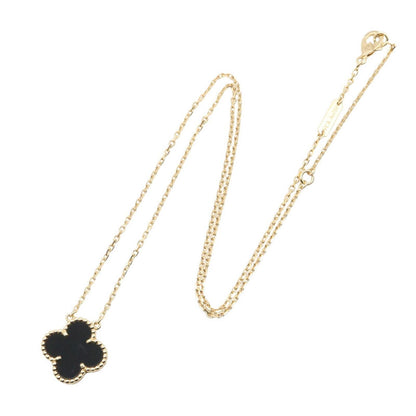 Van Cleef & Arpels Necklace Vintage Alhambra Onyx 41.5 18k — view 2