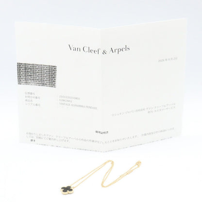 Van Cleef & Arpels Necklace Vintage Alhambra Onyx 41.5 18k — view 5