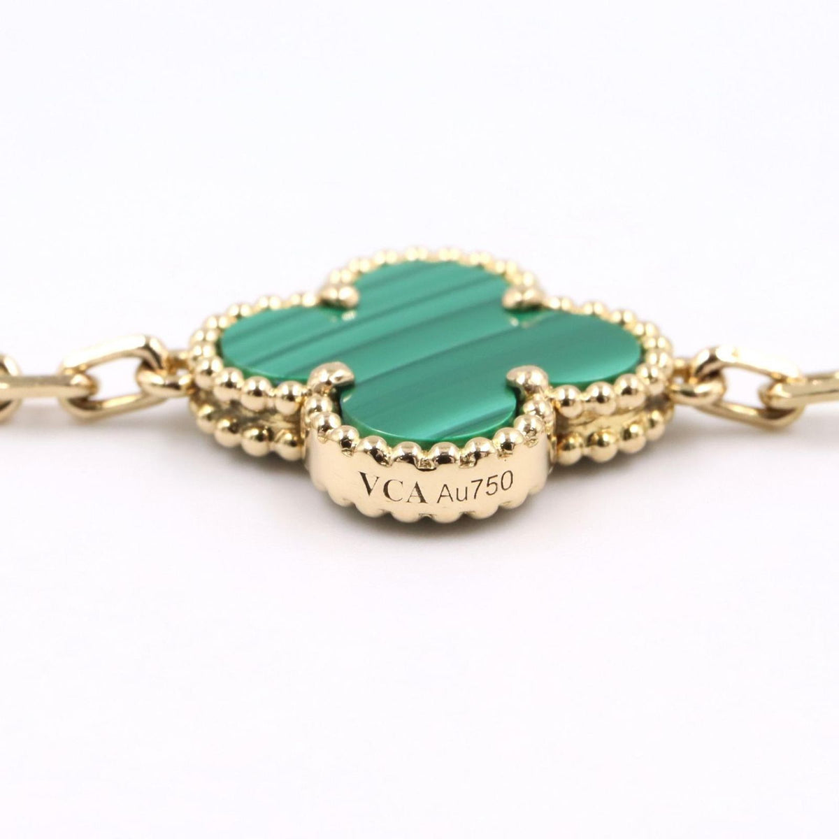 Van Cleef & Arpels Bracelet Vintage Alhambra Malachite 18k — view 4