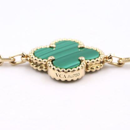 Van Cleef & Arpels Bracelet Vintage Alhambra Malachite 18k — view 4