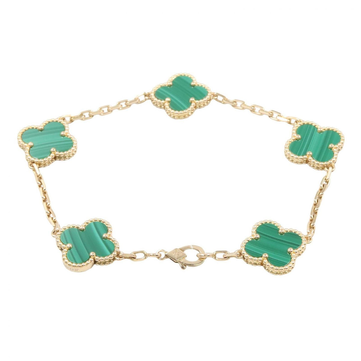 Van Cleef & Arpels Bracelet Vintage Alhambra Malachite 18k — view 2