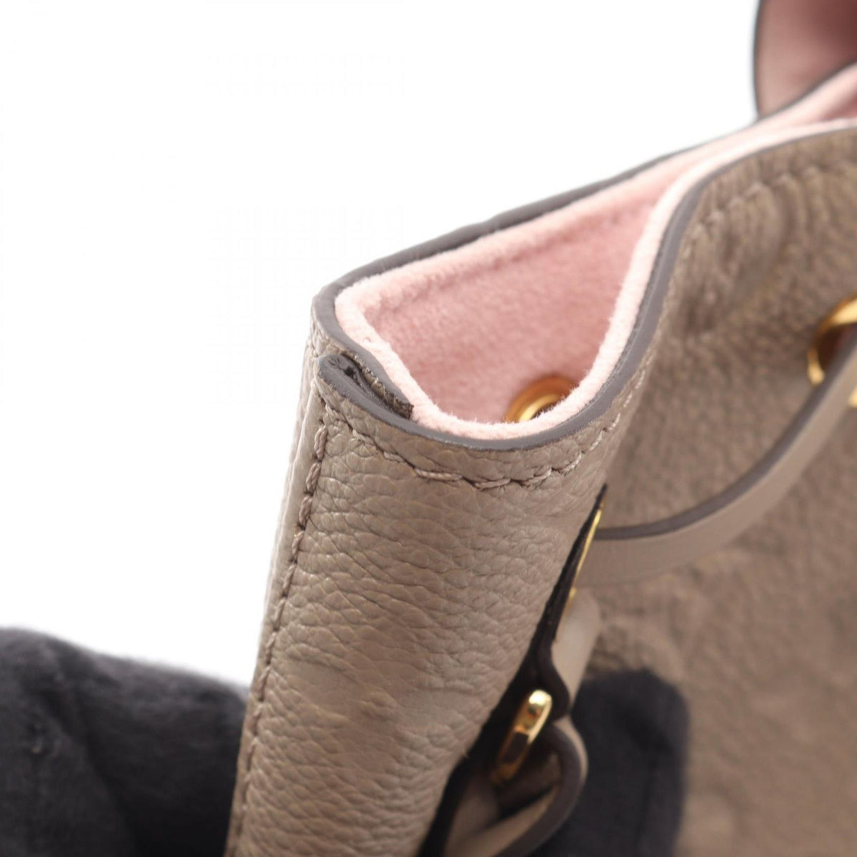 Louis Vuitton Backpack Montsouris PM Tourterelle Leather — view 7