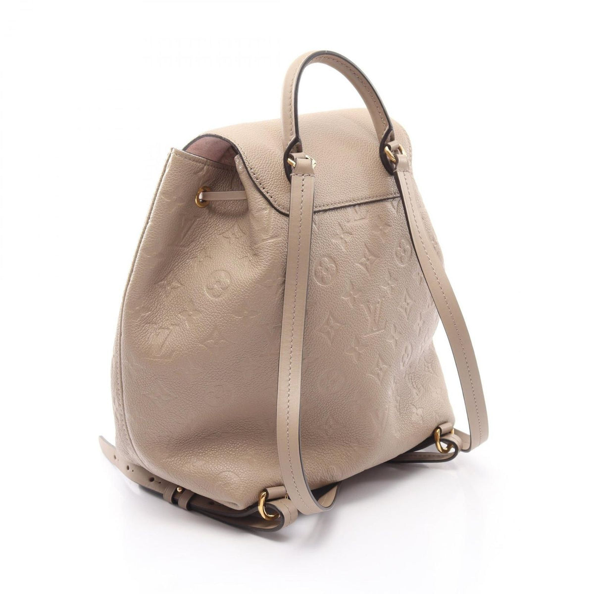 Louis Vuitton Backpack Montsouris PM Tourterelle Leather — view 2
