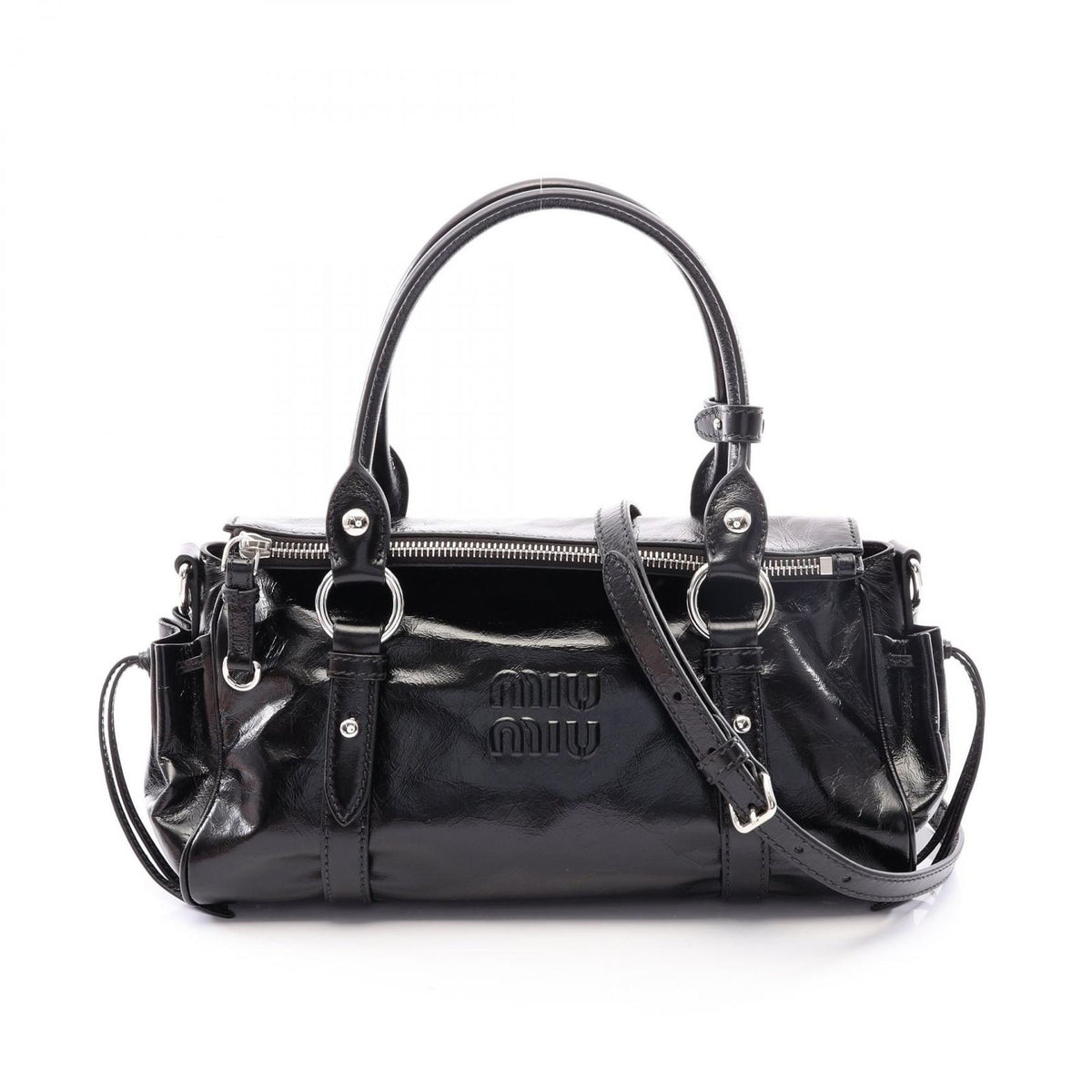 Miu Miu Handbag Vitello Shine Leather