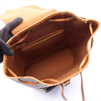 Louis Vuitton Backpack Montsouris MM Monogram Leather — view 3