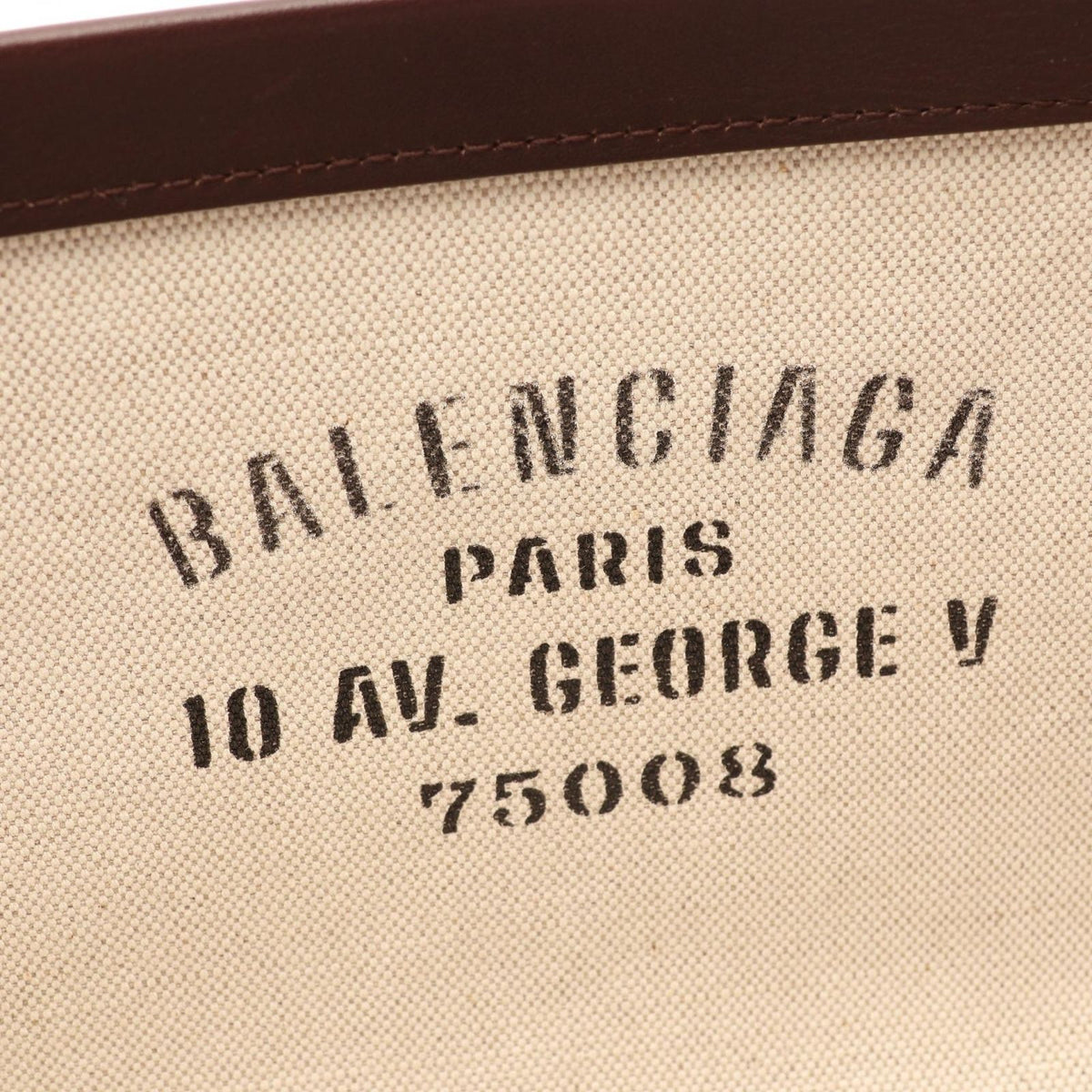 Balenciaga Tote Bag Printed Canvas Select Shopping Leather — view 4
