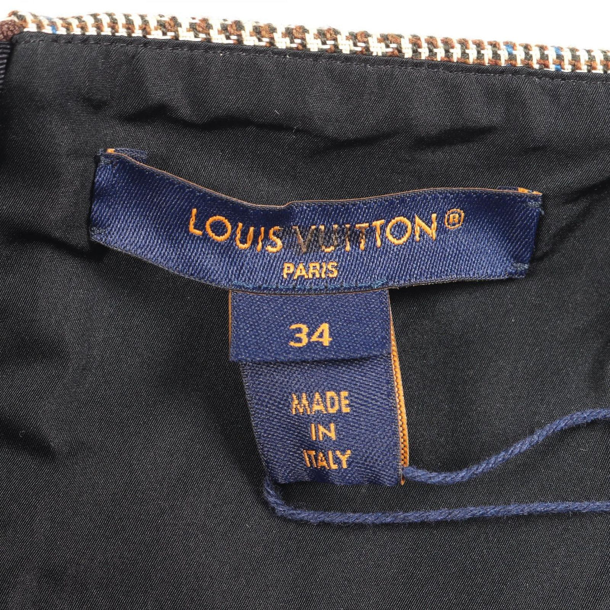 Louis Vuitton Dress Houndstooth Cami Wool Nylon — view 3