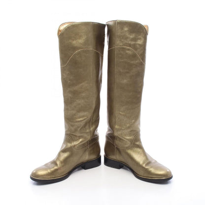 Chanel Boots CC Logo Long Leather — view 3
